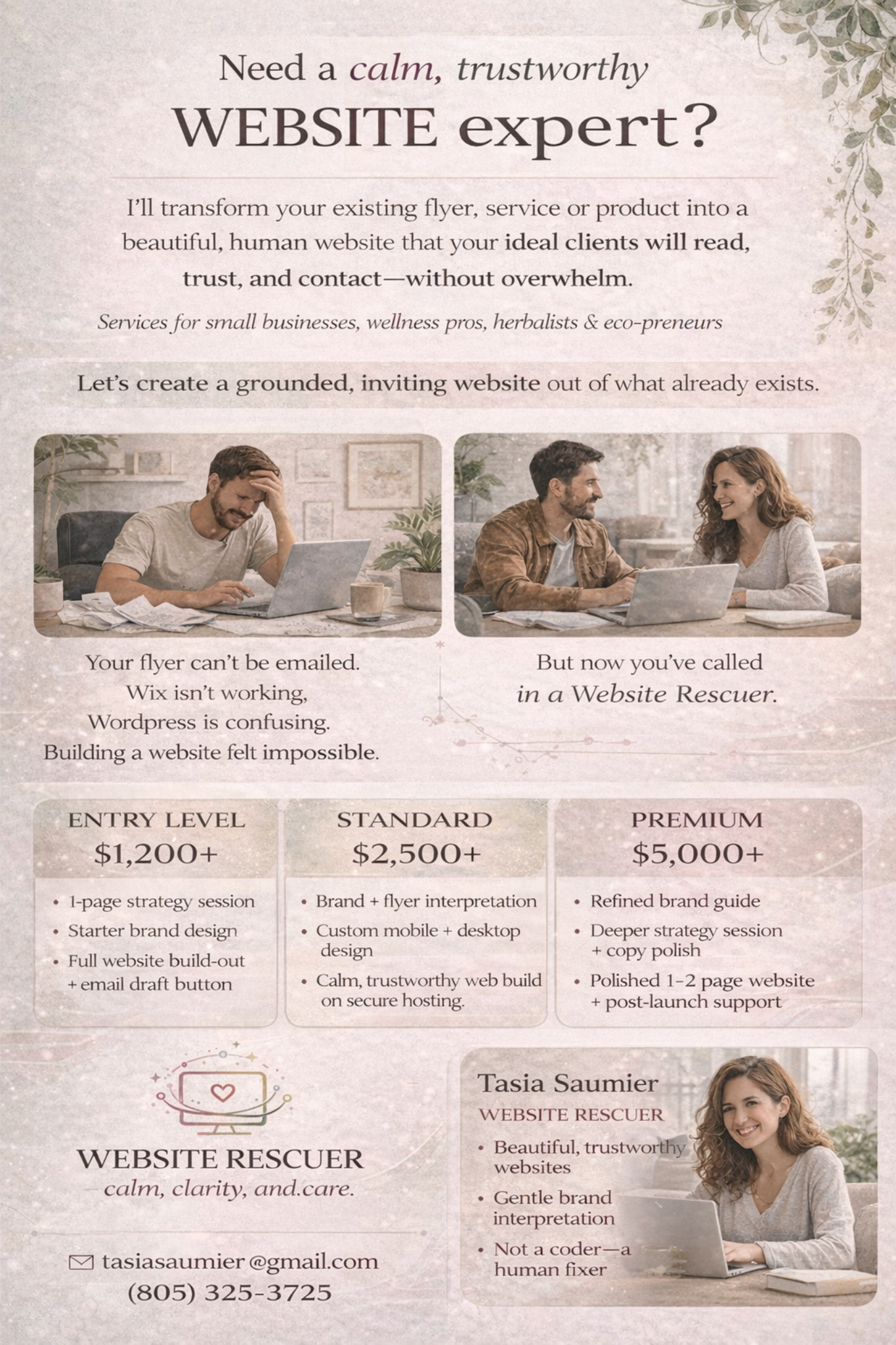 Website Rescuer flyer